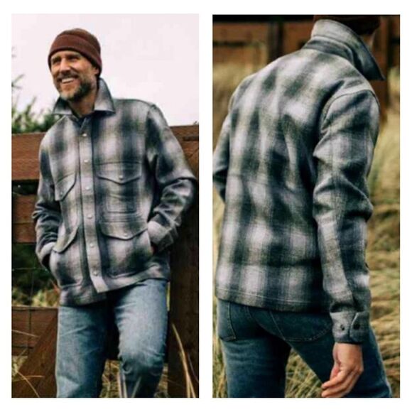 Taylor Stitch The Forester Jacket in Wool Ash Barn Chore Plaid MSRP $328 NWT - Picture 1 of 7